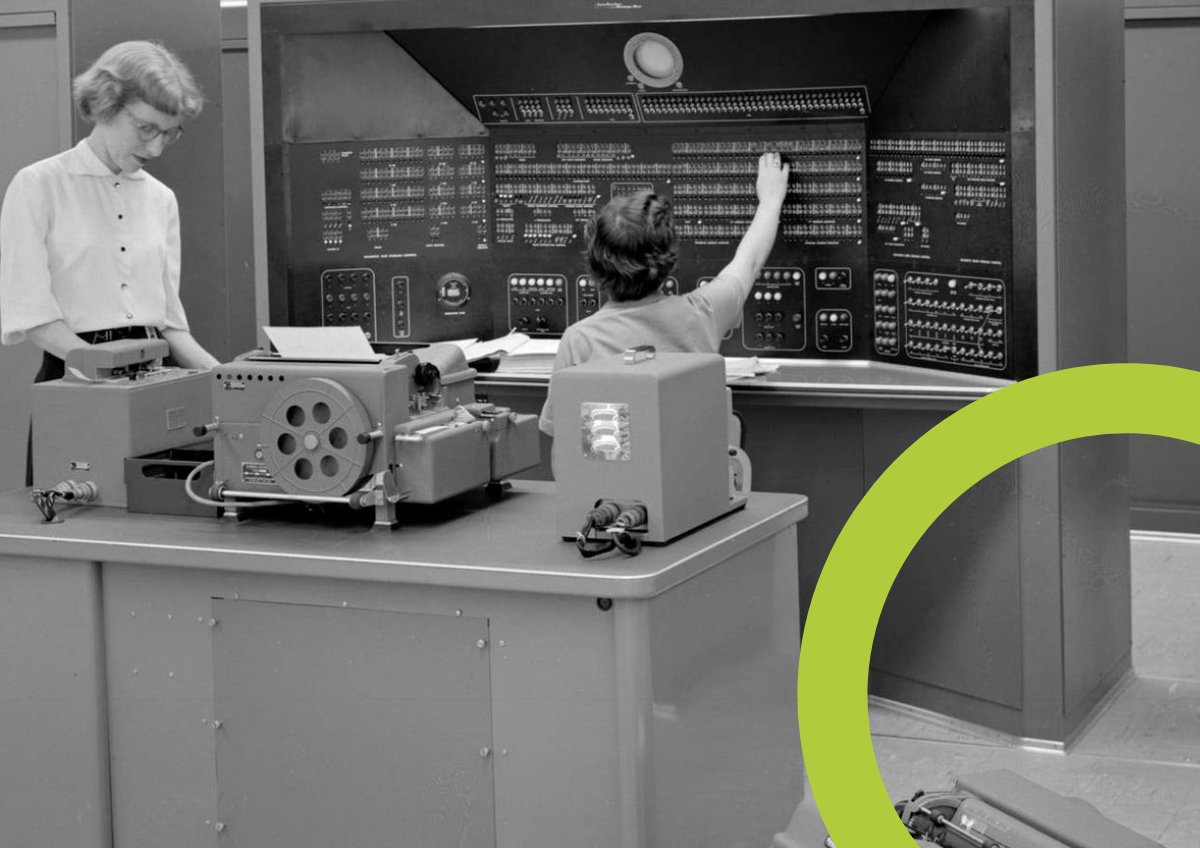 L'elaboratore ERA 1103 e le operatrici negli anni '50