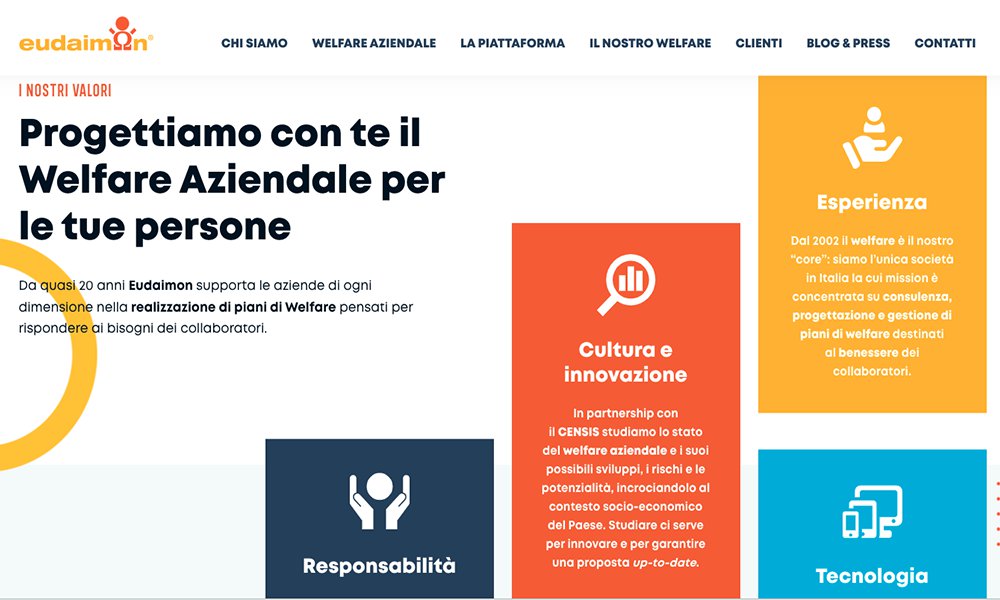 Eudaimon - dettaglio sito web sviluppato da doppiozero