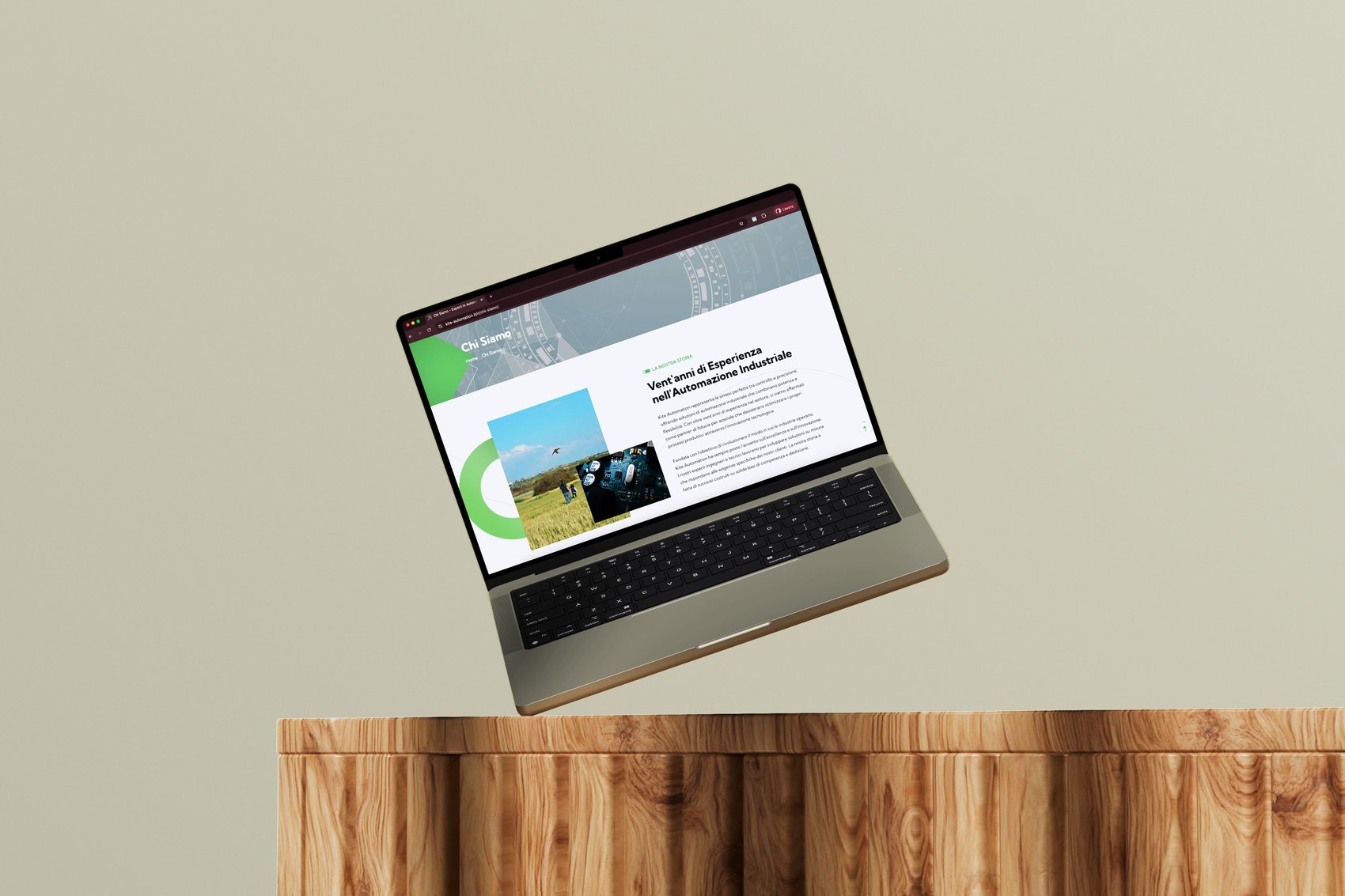 Sviluppo sito web per Kite Automation
