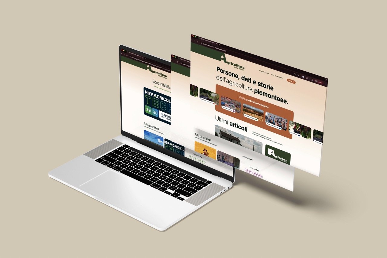 Sviluppo sito web per Quaderni Agricoltura