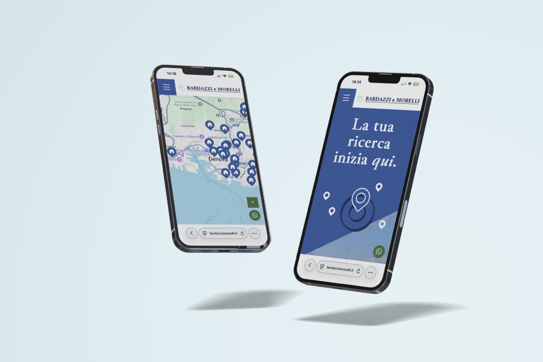 Sviluppo sito web dettaglio mobile Bardazzi e Morelli