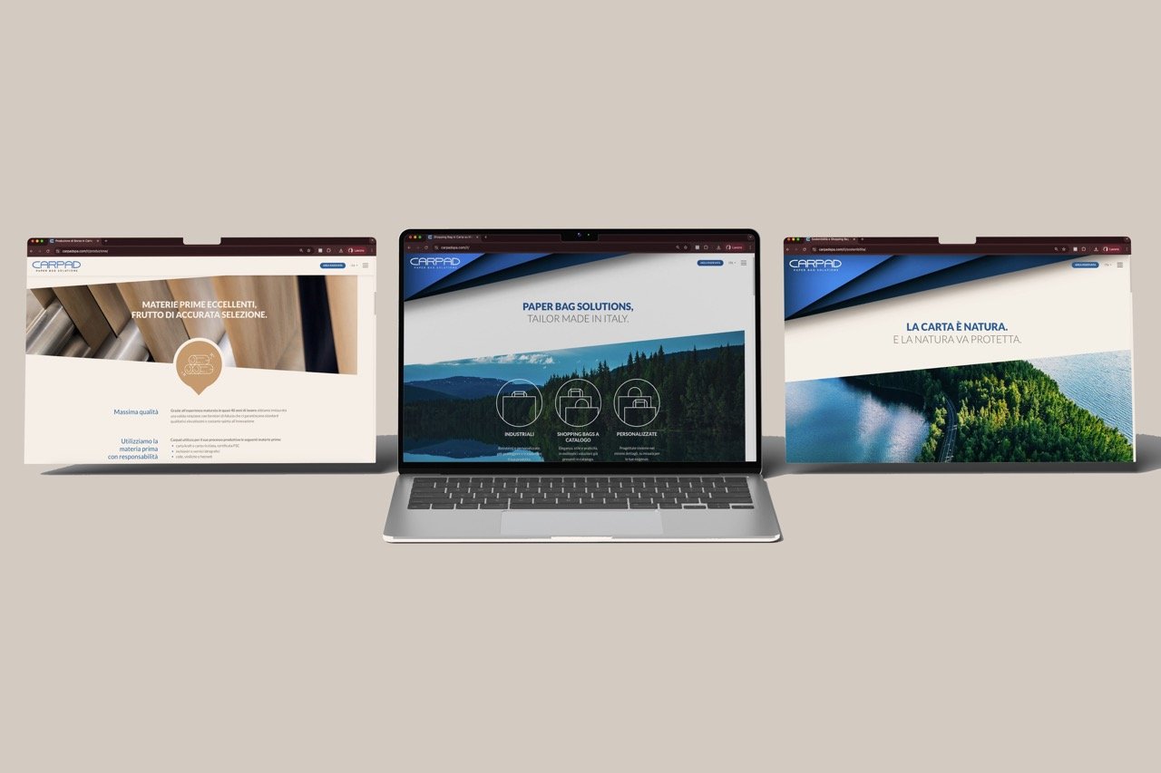 Sviluppo sito web Carpad