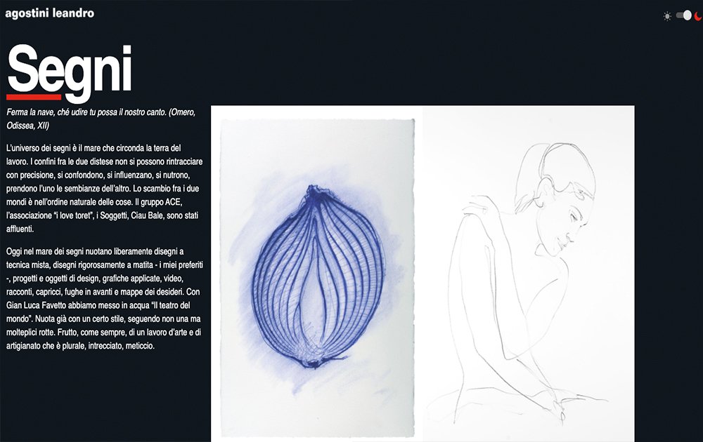 Agostinileandro.it - sviluppo sito web