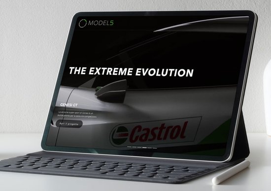 Sviluppo sito web vetrina per azienda di progettazione auto e prototipi, progetto Model 5