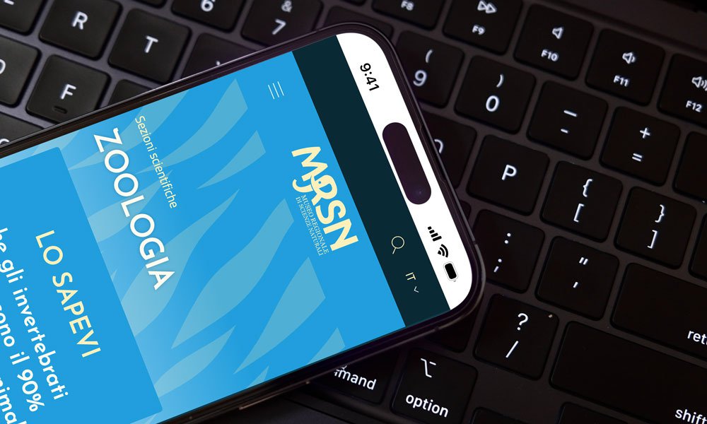 Versione mobile del sito del Museo Regionale di Scienze Naturali